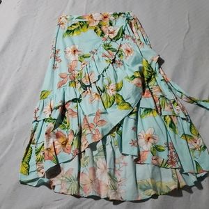 New York & Company HI-Low Wrap Skirt